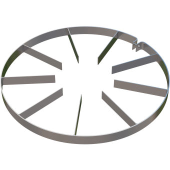 Pierścień pojedynczy spawany