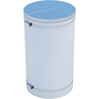 Kaptur kołnierzowy pionowy