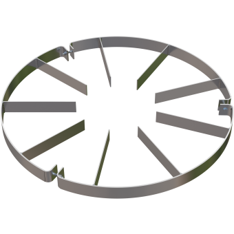 Multi-piece welded ring. J-type web