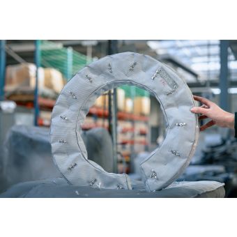 Materac izolacyjny na połączenia kołnierzowe